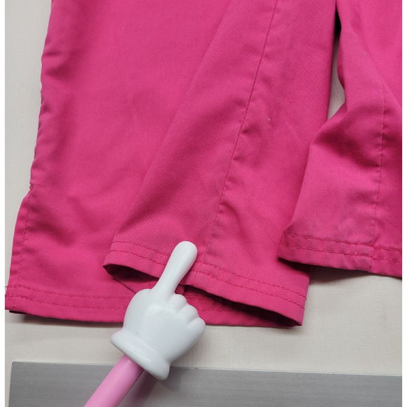 Cherokee Workwear Women S Drawstring Flare Scrub Pant Pink WW120 - Picture 15 of 16